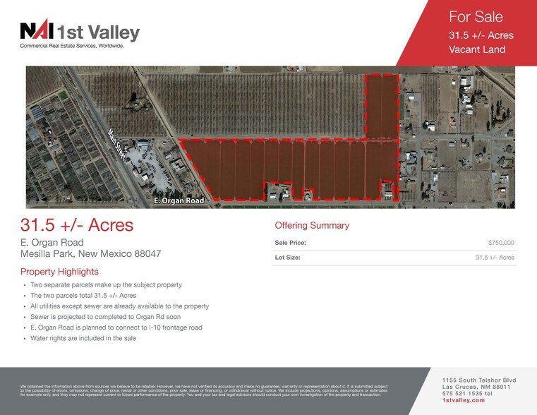 Organ Road, Mesilla Park, NM 88047