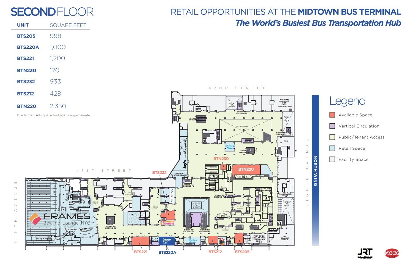 625-649 Eighth Ave, New York, NY for lease Floor Plan- Image 1 of 1