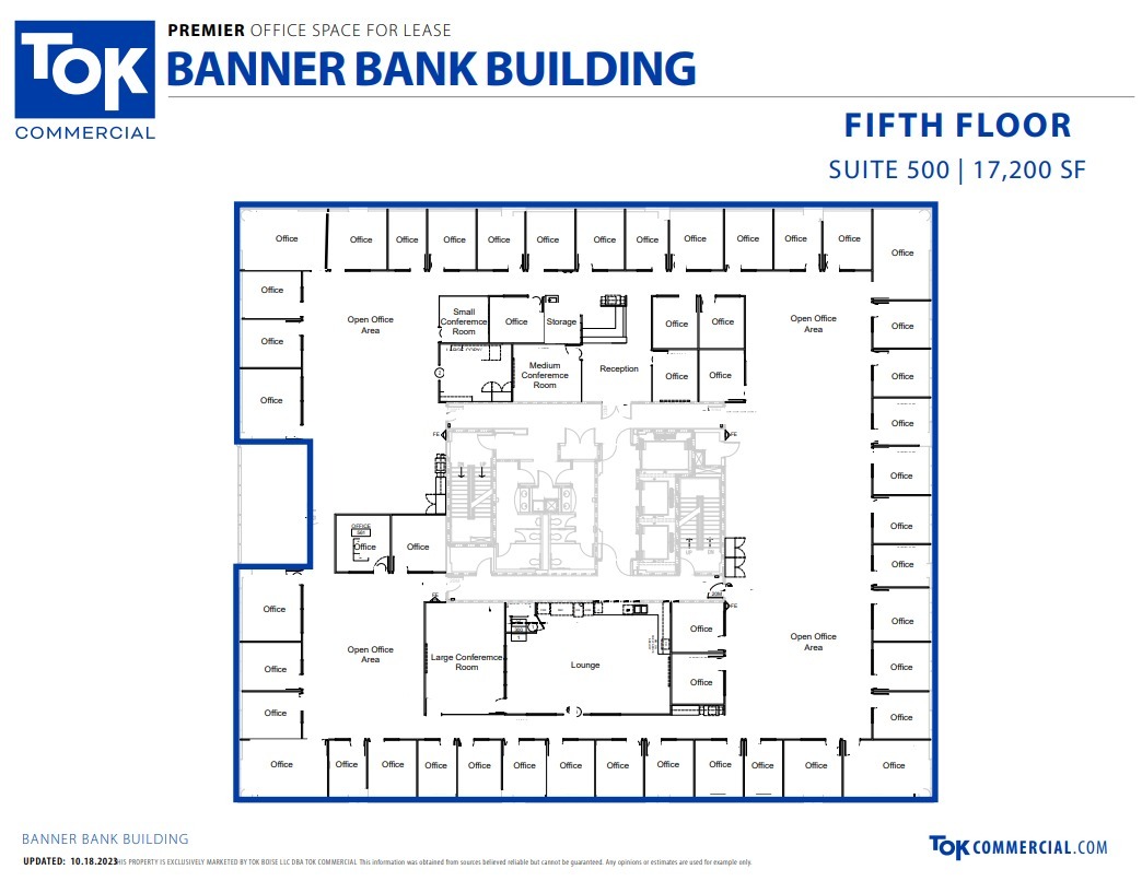 950 W Bannock St, Boise, ID for lease Floor Plan- Image 1 of 1