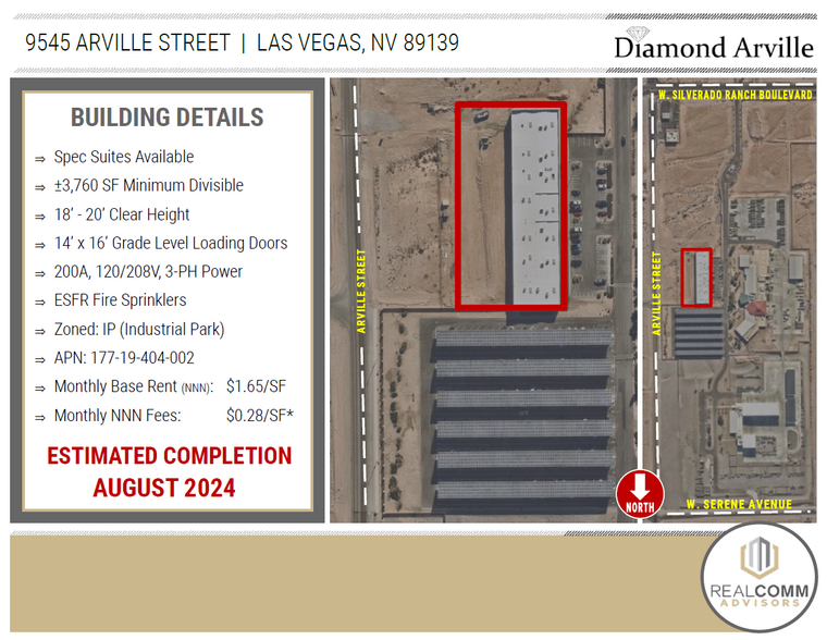 9545 Arville St, Las Vegas, NV for lease - Building Photo - Image 2 of 8