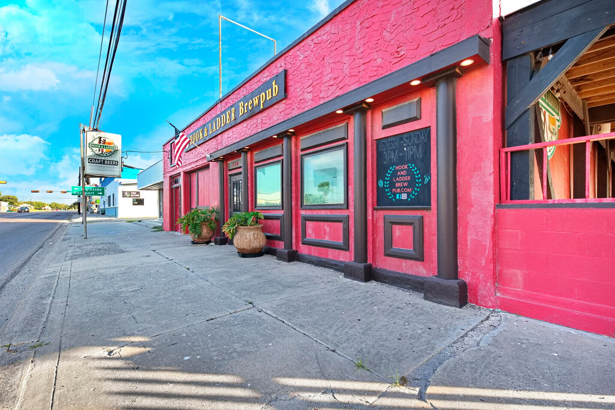 130 E Goodnight Ave, Aransas Pass, TX 78336 Hook & Ladder Brewpub