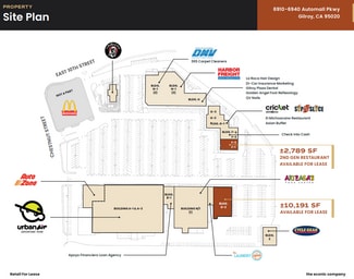 More details for 6900-6990 Chestnut St, Gilroy, CA - Retail for Lease