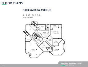 3320 W Sahara Ave, Las Vegas, NV for lease Floor Plan- Image 1 of 1