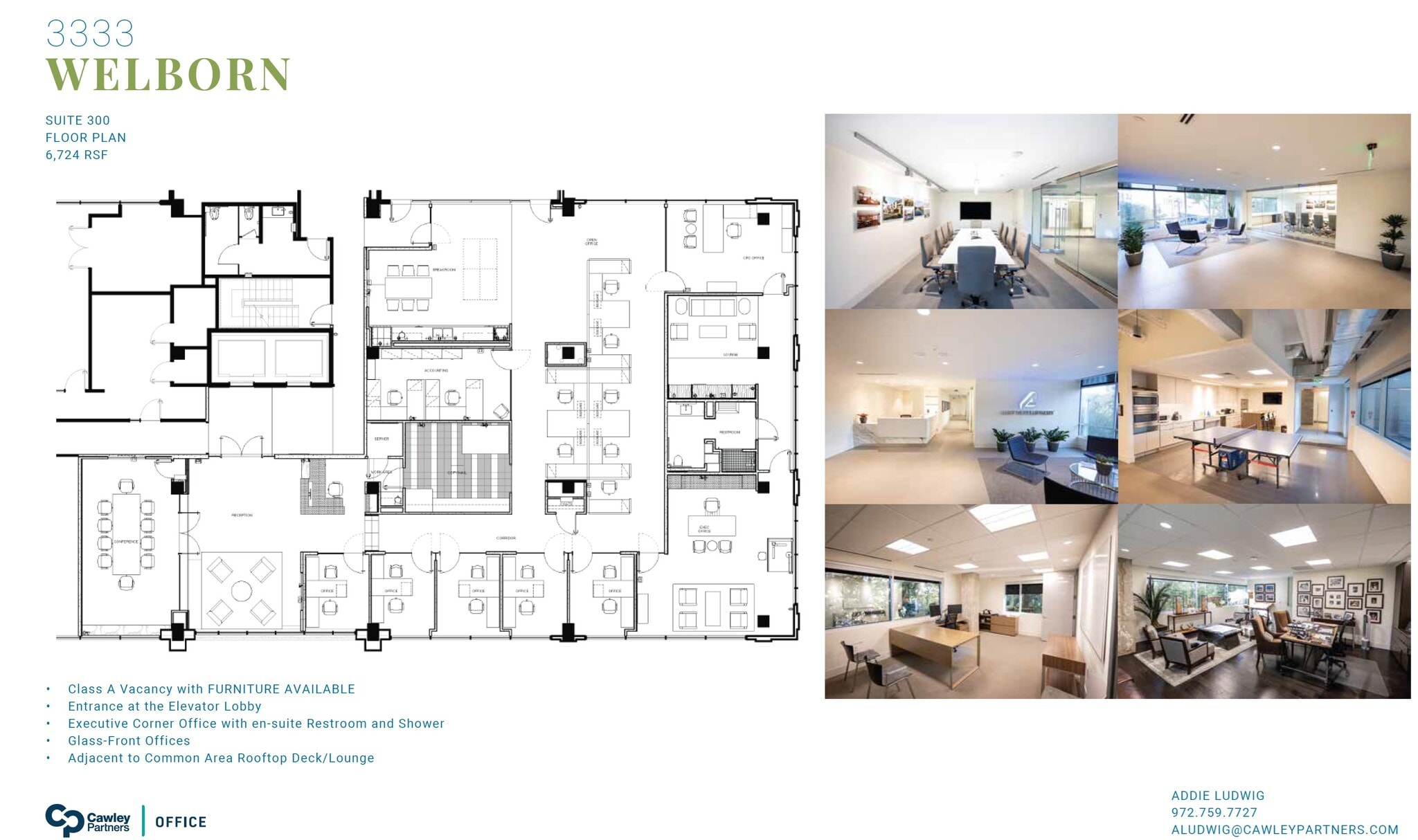 3333 Welborn St, Dallas, TX for lease Floor Plan- Image 1 of 13