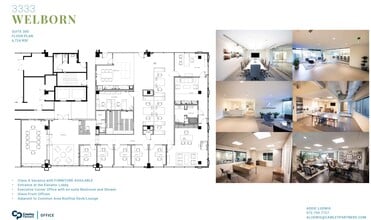 3333 Welborn St, Dallas, TX for lease Floor Plan- Image 1 of 13