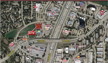 Central Expy & Park Blvd, Plano, TX - AERIAL map view