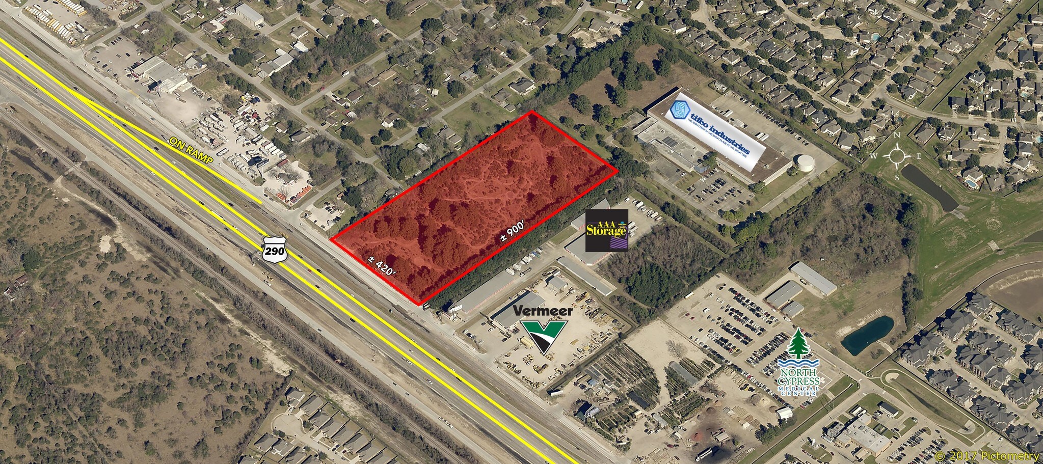 21420 Northwest Fwy, Cypress, TX for sale Aerial- Image 1 of 1