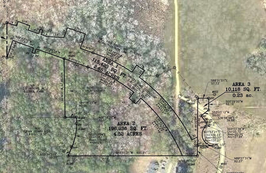 Oakley Road, Union City, GA for sale - Plat Map - Image 1 of 1