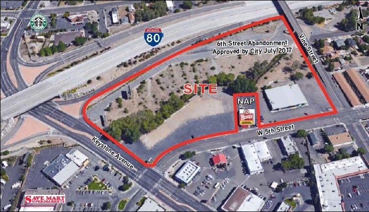 I-80 & Keystone St, Reno, NV for sale - Primary Photo - Image 1 of 1
