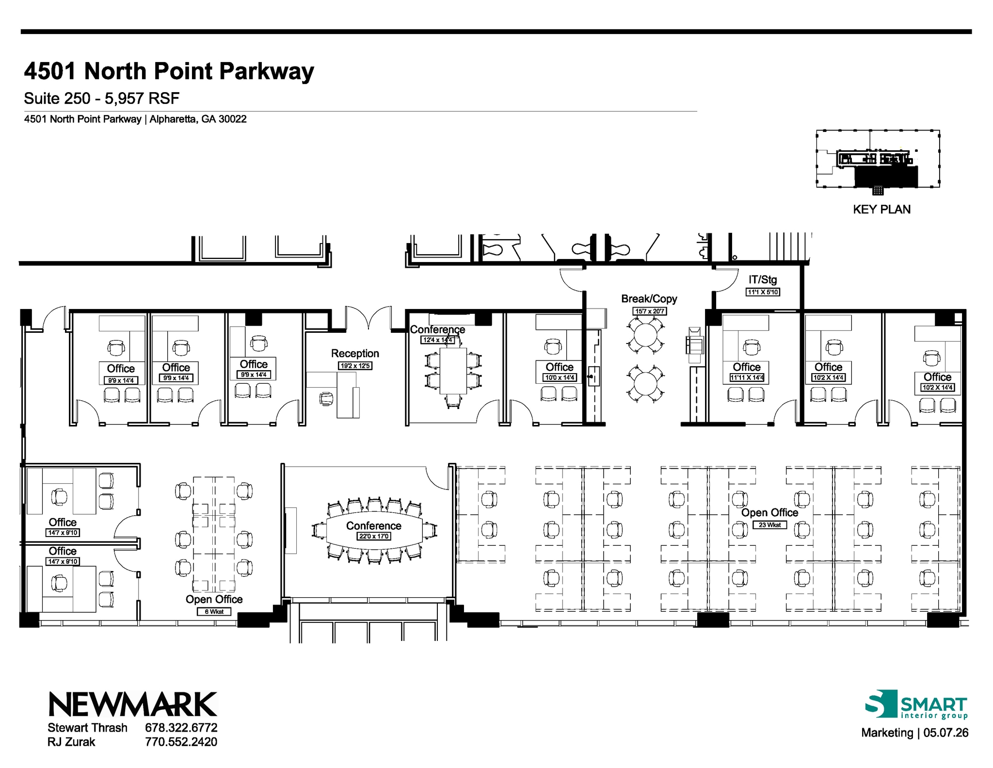 4501 North Point Pky, Alpharetta, GA for lease Floor Plan- Image 1 of 1