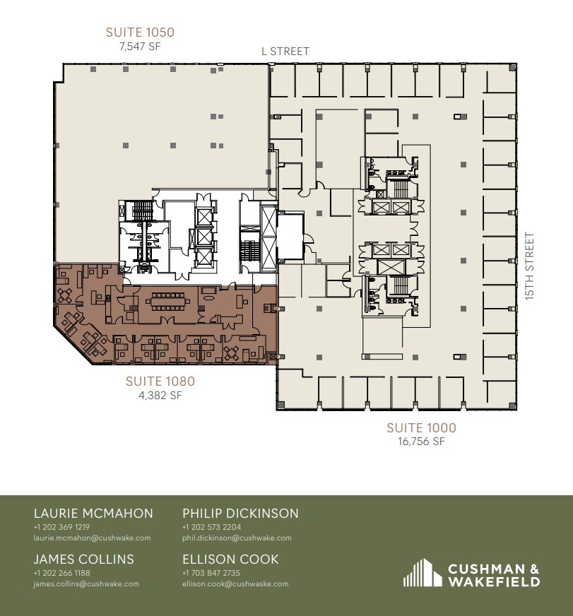 1030 15th St NW, Washington, DC for lease Floor Plan- Image 1 of 1
