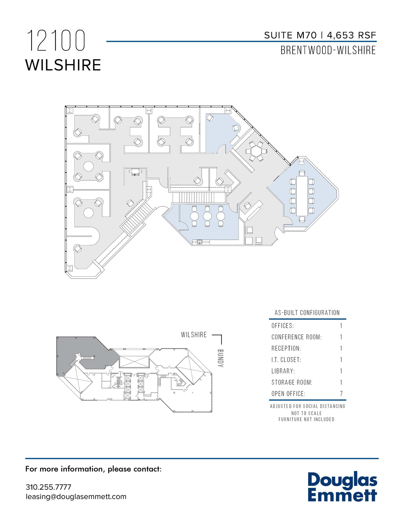 12100 Wilshire Blvd, Los Angeles, CA for lease Floor Plan- Image 1 of 1