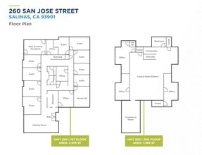 260 San Jose St, Salinas, CA for lease Floor Plan- Image 1 of 1