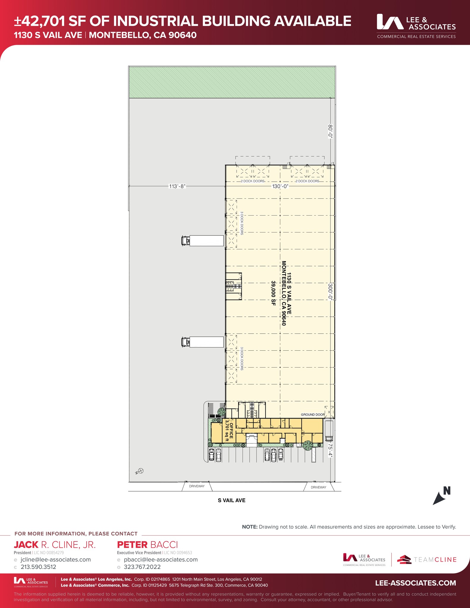 1124-1130 S Vail Ave, Montebello, CA for lease Site Plan- Image 1 of 1