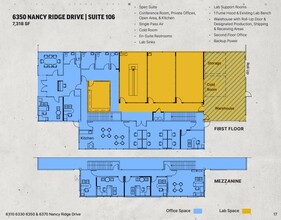 6310 Nancy Ridge Dr, San Diego, CA for lease Floor Plan- Image 1 of 1