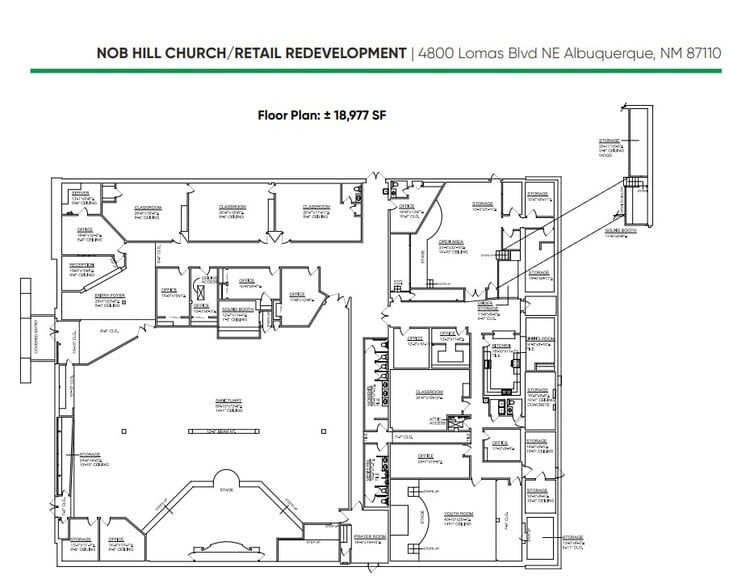 4800 Lomas Blvd NE, Albuquerque, NM for sale - Floor Plan - Image 2 of 7