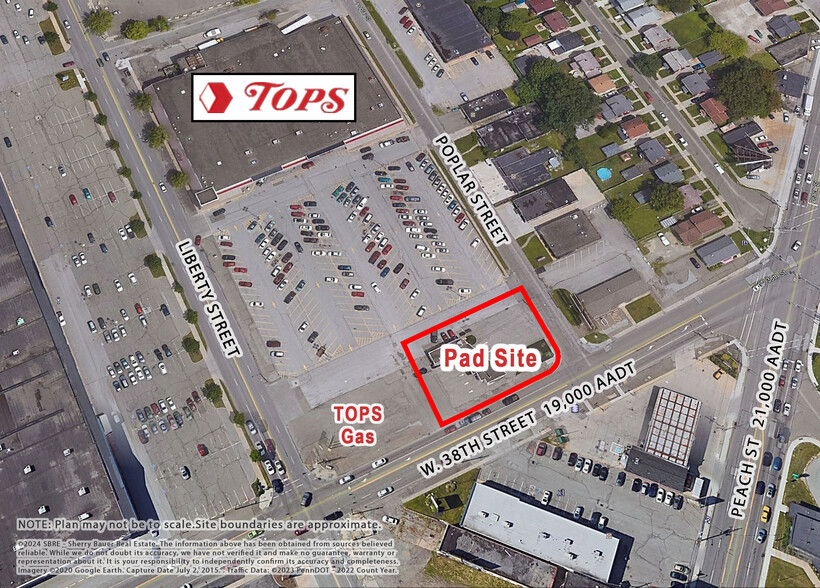 702 W 38th St, Erie, PA for lease - Aerial - Image 2 of 11