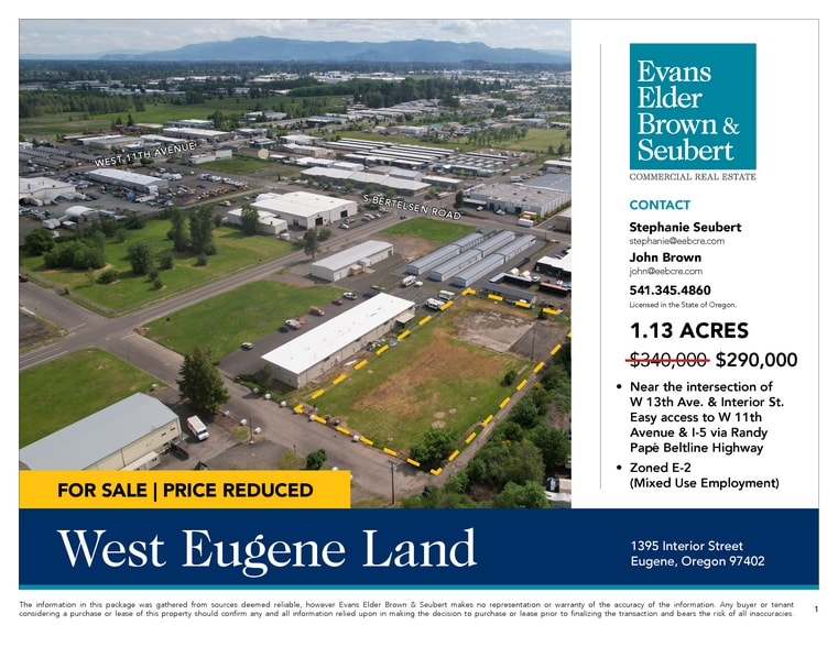 1395 Interior st, Eugene, OR for sale - Building Photo - Image 2 of 4