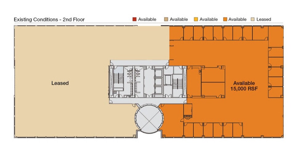 1333 Burr Ridge Pky, Burr Ridge, IL for lease - Floor Plan - Image 3 of 7