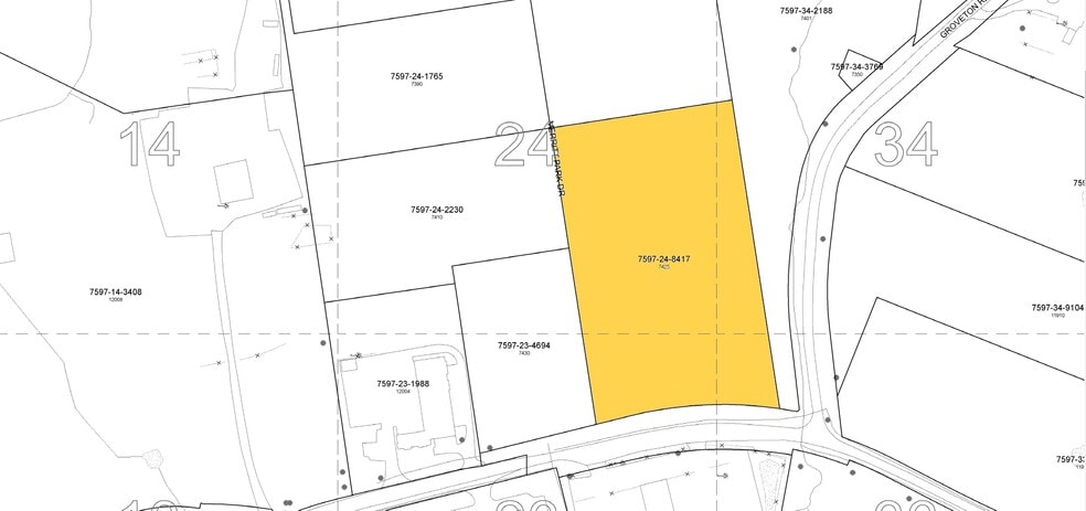 7425 Merritt Park Dr, Manassas, VA for lease - Plat Map - Image 2 of 5