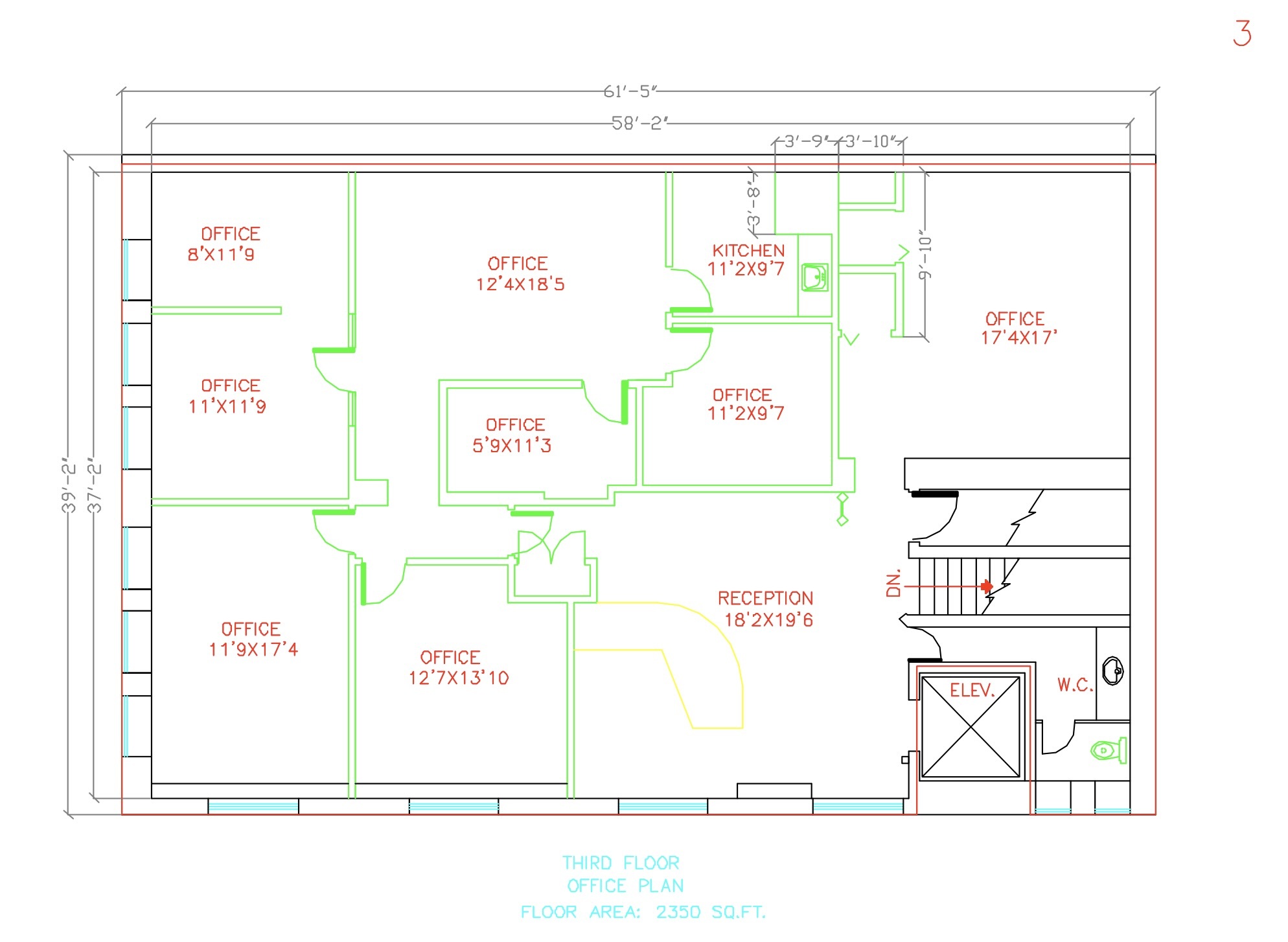 381-383 Rue Notre-Dame O, Montréal, QC for lease Floor Plan- Image 1 of 1