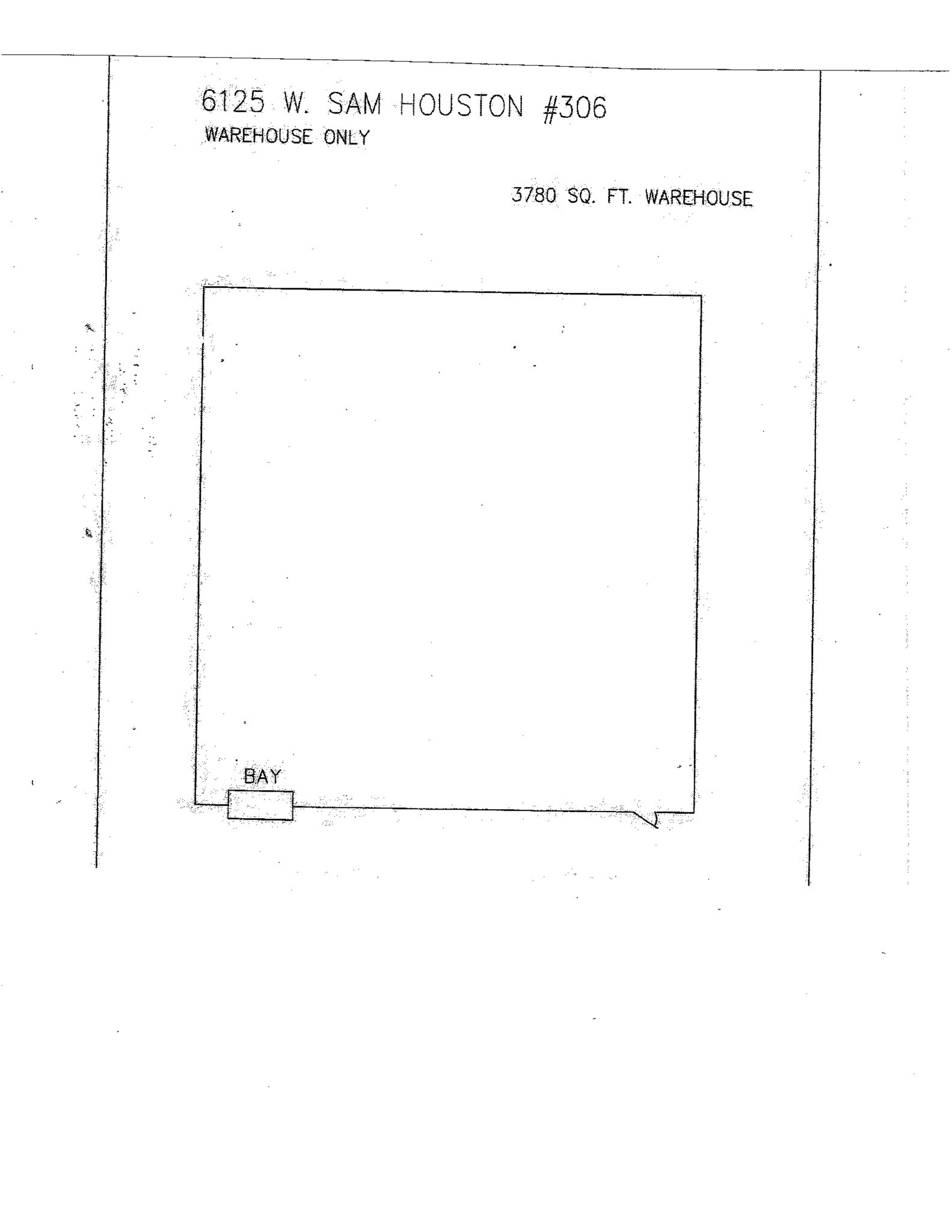 6125 W Sam Houston Pky N, Houston, TX for lease Site Plan- Image 1 of 1