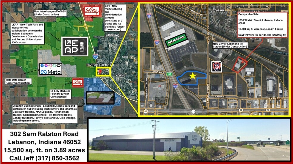 302 Sam Ralston Rd, Lebanon, IN for sale - Building Photo - Image 2 of 12