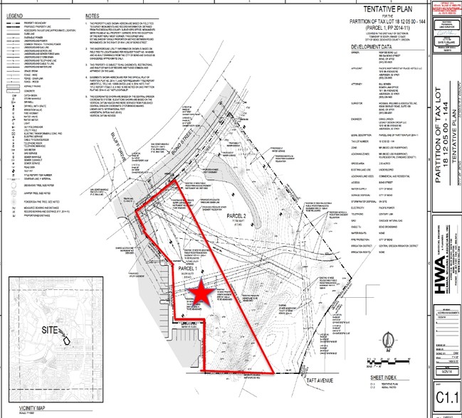 600 SW Bond St, Bend, OR for sale - Plat Map - Image 3 of 6