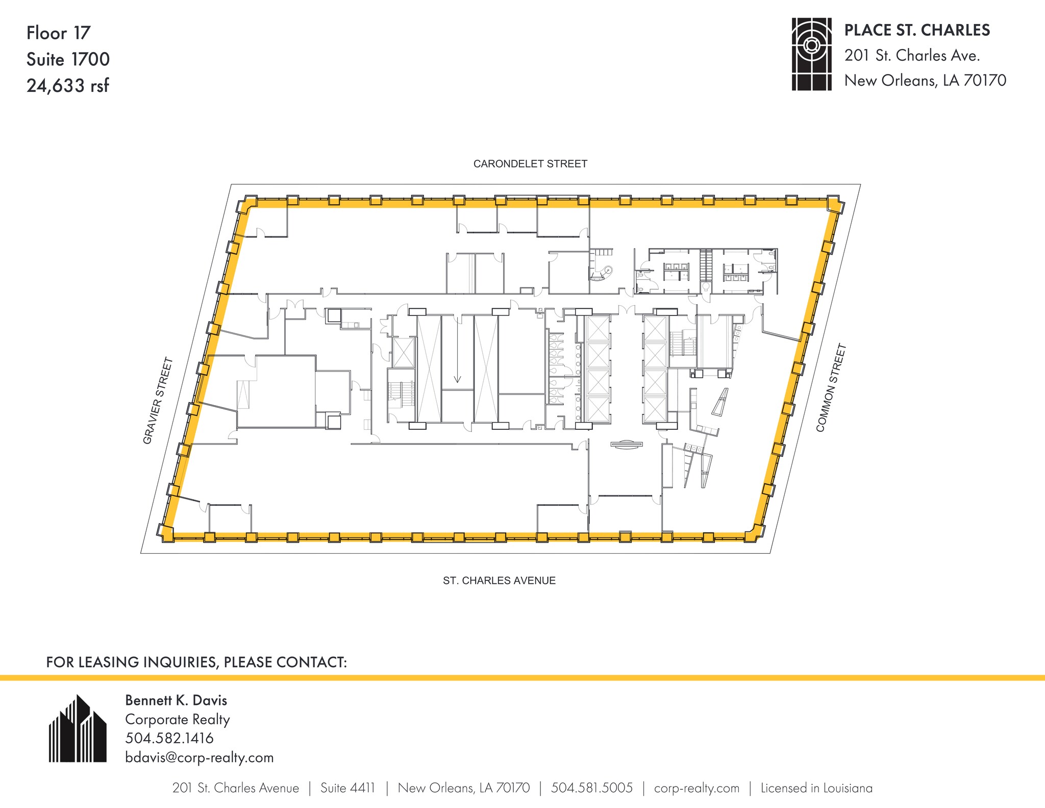 201 St. Charles Ave, New Orleans, LA for lease Site Plan- Image 1 of 1