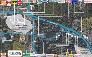 357 Route 59, West Nyack, NY - aerial  map view