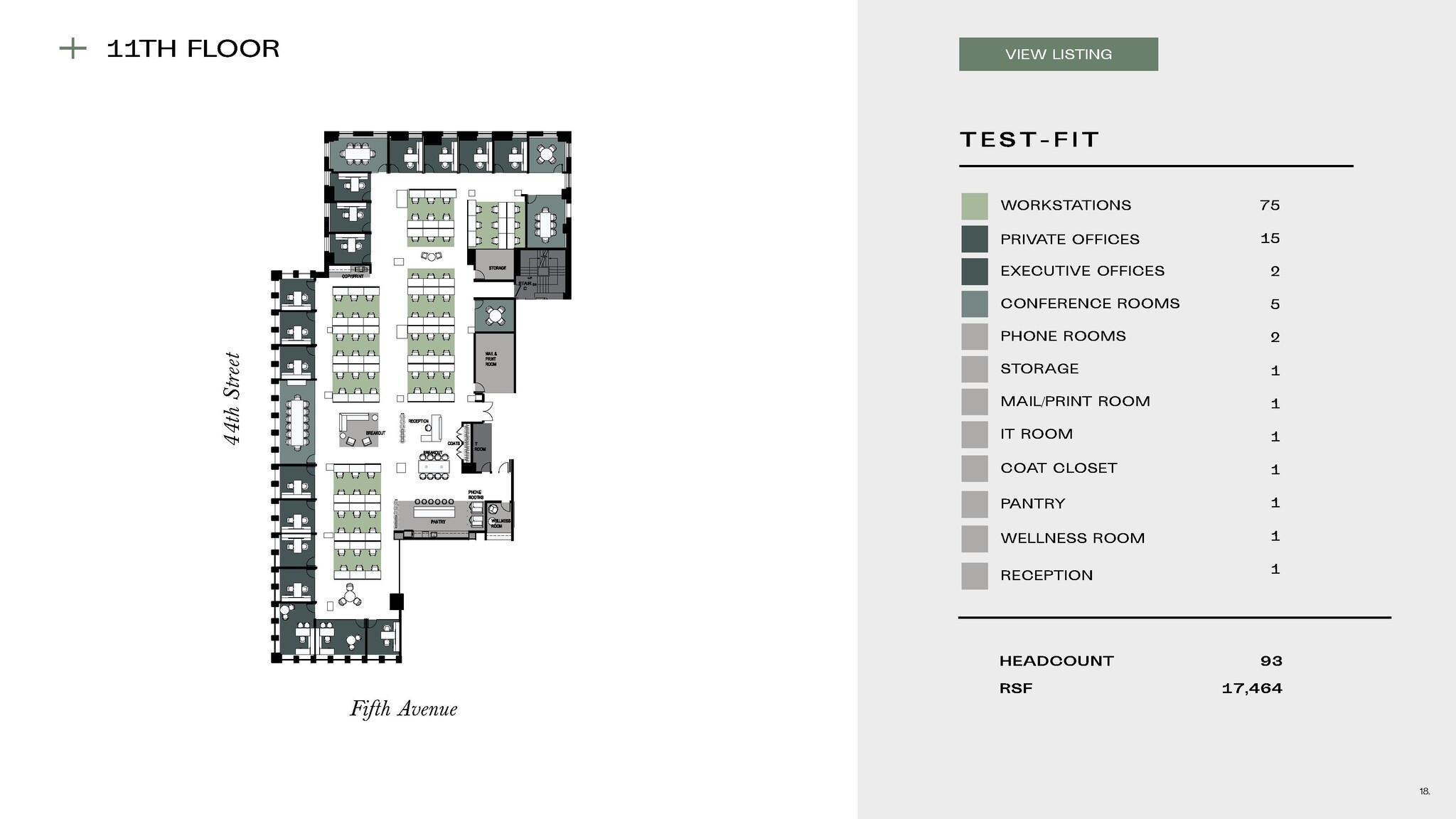 530 Fifth Ave, New York, NY for lease Floor Plan- Image 1 of 2