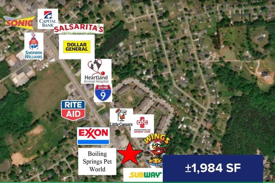 2740 Boiling Springs Rd, Boiling Springs, SC for sale - Building Photo - Image 1 of 1