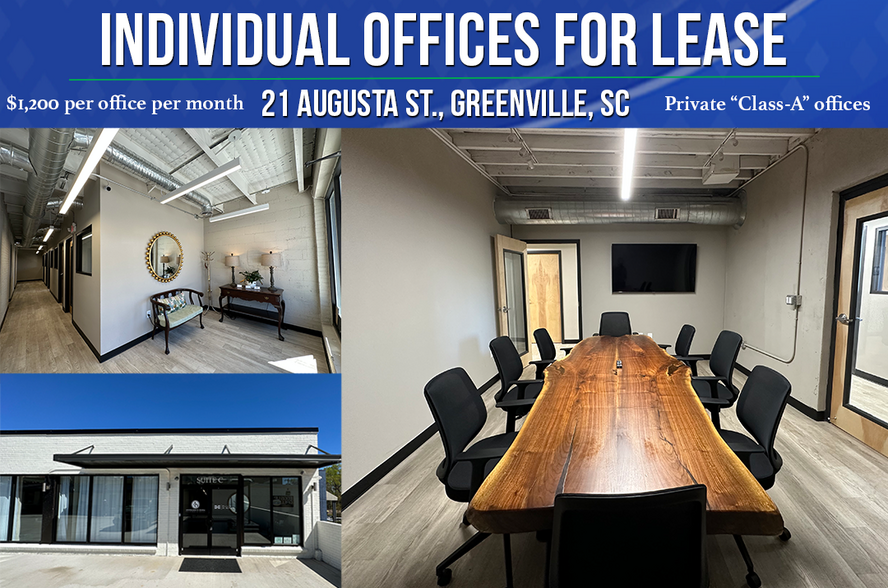 21 Augusta St, Greenville, SC for lease - Building Photo - Image 1 of 9