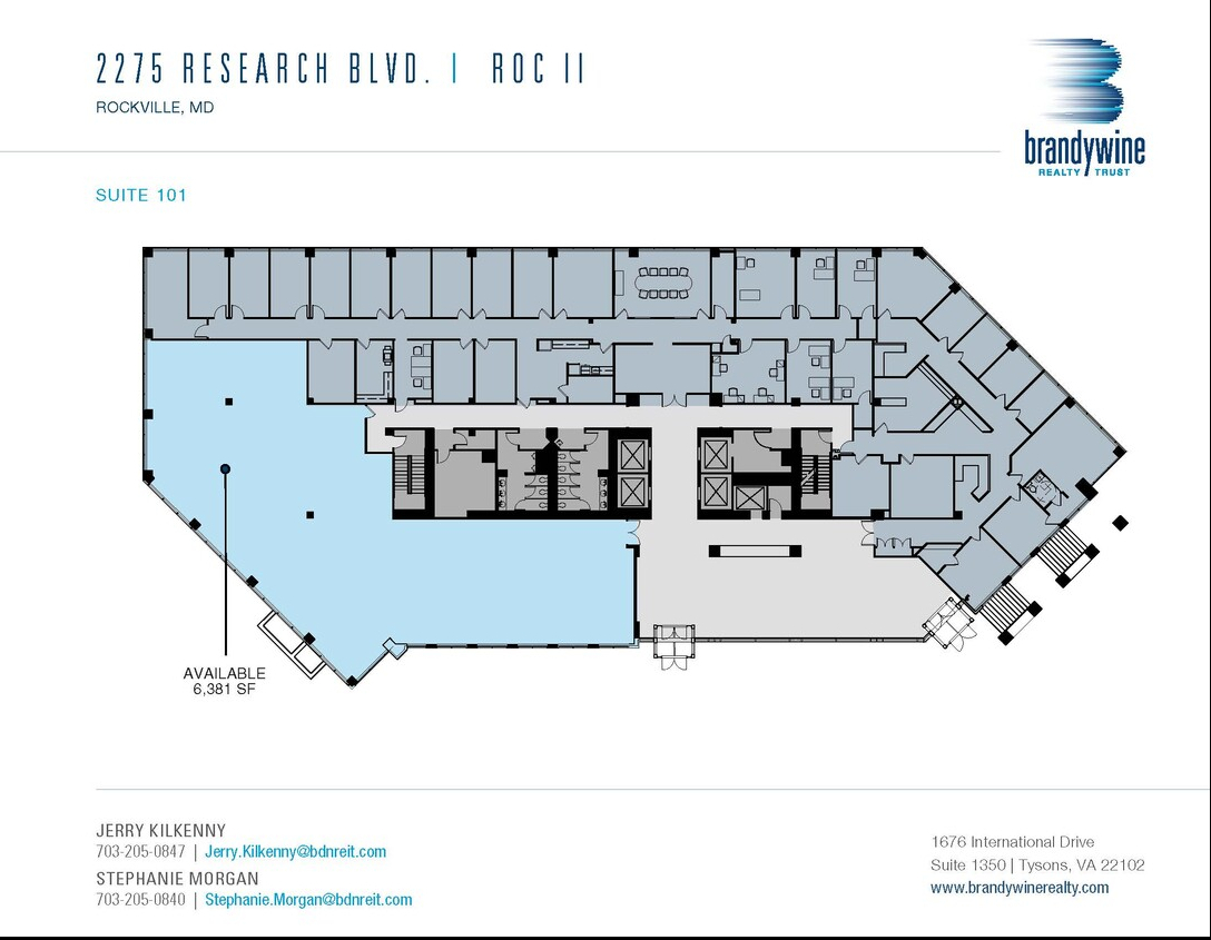 2275 Research Blvd, Rockville, MD for lease Floor Plan- Image 1 of 12