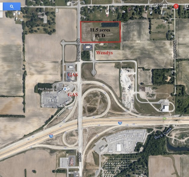 Mount Comfort Rd & I-70, Greenfield, IN for sale - Building Photo - Image 1 of 1