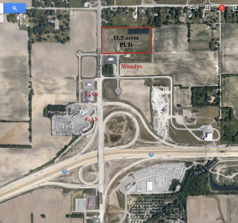 Mount Comfort Rd & I-70, Greenfield, IN for sale Building Photo- Image 1 of 1