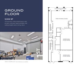 5242 W Adams Blvd, Los Angeles, CA for lease Floor Plan- Image 1 of 5