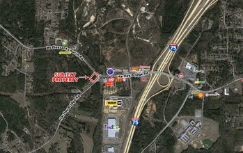 4740 Mount Pleasant Church Rd, Macon-Bibb, GA - aerial  map view