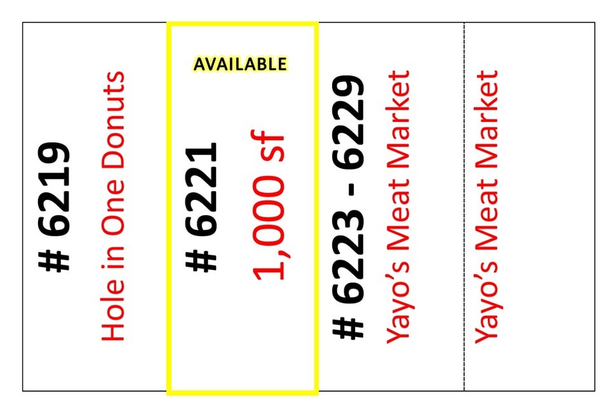 6219-6235 Ridge Rd, Port Richey, FL for lease - Site Plan - Image 3 of 4