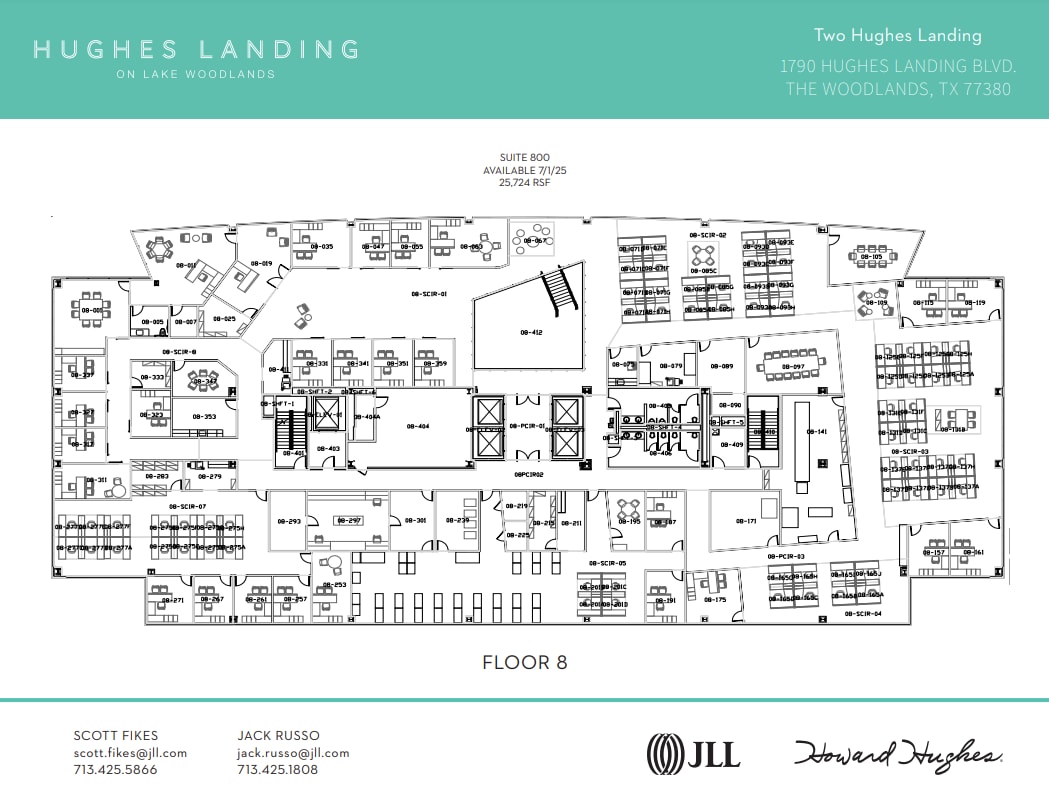 1790 Hughes Landing Blvd, The Woodlands, TX for lease Floor Plan- Image 1 of 1