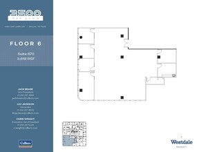 3500 Oak Lawn Ave, Dallas, TX for lease Floor Plan- Image 1 of 2