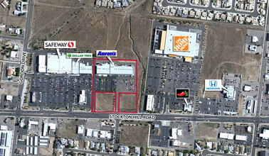 3900 E Stockton Hill Rd, Kingman, AZ - aerial  map view