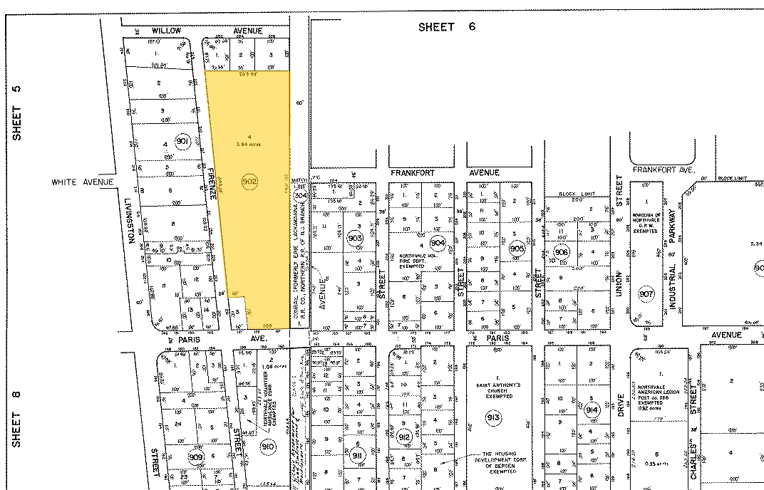 159 Paris Ave, Northvale, NJ for sale Plat Map- Image 1 of 1