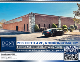 2155 Fifth Ave, Ronkonkoma NY - Warehouse