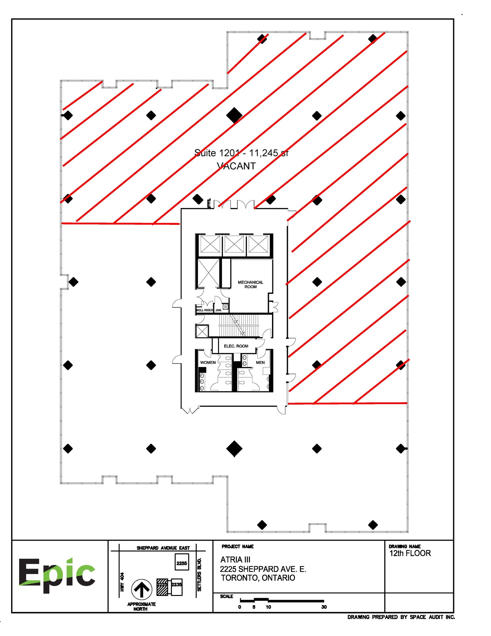 2255 Sheppard Ave E, Toronto, ON for lease Floor Plan- Image 1 of 1