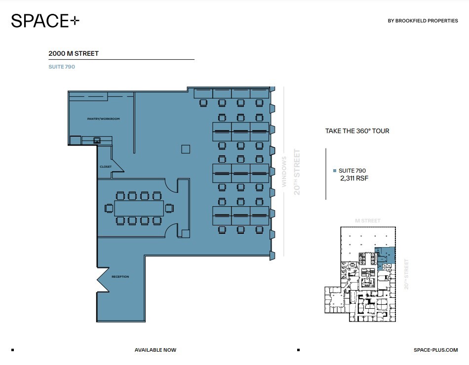 2000 M St NW, Washington, DC for lease Floor Plan- Image 1 of 1