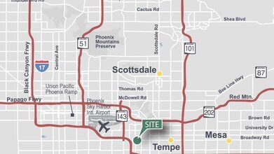 2850 S Roosevelt St, Tempe, AZ - AERIAL map view