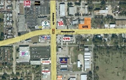 5602-5608 Pinemont Dr, Houston, TX for lease - Aerial - Image 2 of 2
