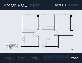 111 W Monroe St, Phoenix, AZ for lease Interior Photo- Image 1 of 1