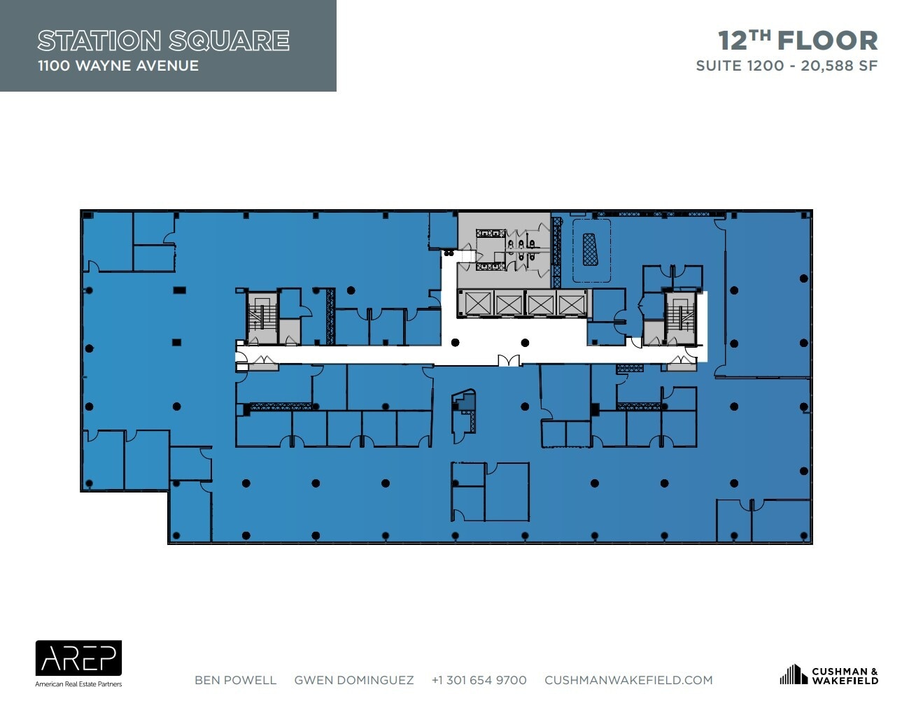 1100 Wayne Ave, Silver Spring, MD for lease Floor Plan- Image 1 of 1